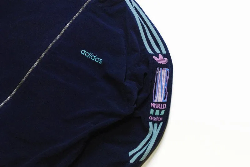 Vintage Adidas One World Track Jacket Large