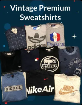 Vintage Mix Brand Sweatshirts Tommy Hilfiger Nike Adidas and other brands