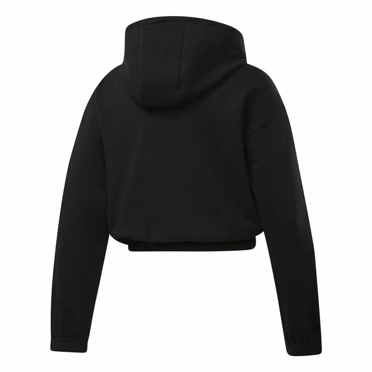 Women’S Hoodie Reebok Sportswear Cropped Black